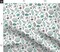 Seashells Nautical Ocean Shells Mint Green Shell Seashell Custom Printed Fabric by Spoonflower Various Fabrics by the Yard or Fat Quarter